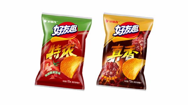 薯片江湖再迎新，，，，，，，挚友趣特浓辣番茄味&真香烤肉脯味上市